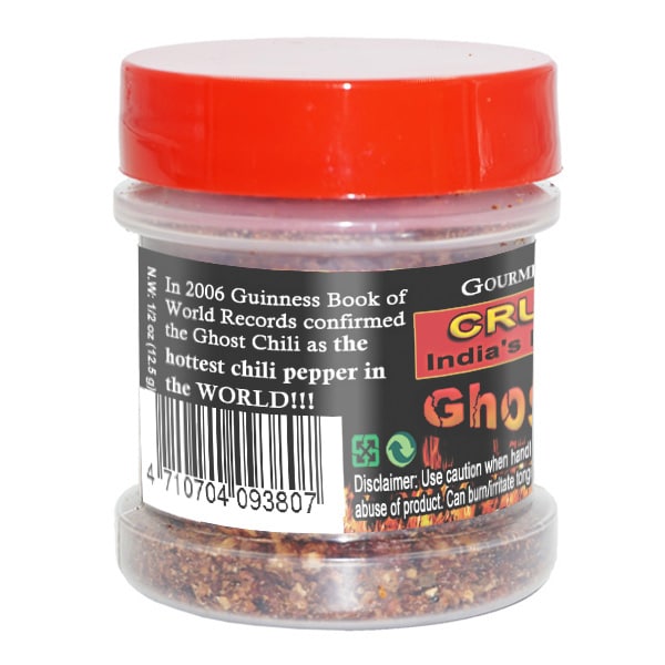 Ghost Chili Pepper Flakes in a Jar- right