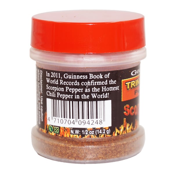 Trinidad Scorpion Powder in a Jar - right
