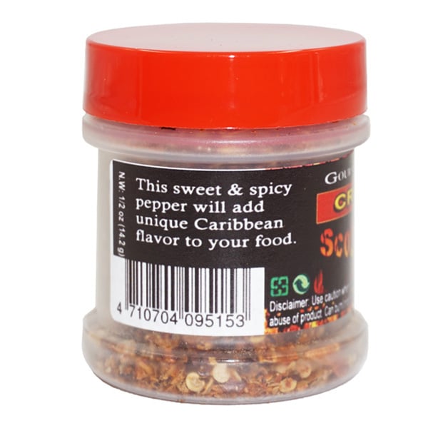 Scotch Bonnet Pepper Flakes in a Jar - right