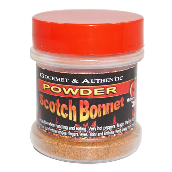 Scotch Bonnet Powder in a Jar
